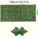 1 Roll Artificial Ivy Privacy Screen - Faux Greenery Wall Panel For Outdoor Garden, Home & Room Decor | Perfect For Christmas & Aesthetic Spaces, For Spring - Image 6