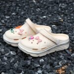 Women'S Lightweight Pink With Floral & Bow Charms - Sweet Style, Breathable Eva Material, Comfortable All-Season Footwear - Image 2