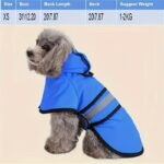 Pet Raincoat, Adjustable Dog Raincoat, Thin And Suitable For All Seasons, With Excellent Waterproof Performance. Available In 3 Colors: Yellow, Blue And Red. Complete Sizes: Xs, S, M, L, Xl, 2Xl, 3Xl, 4Xl. Suitable For All Dog Breeds. - Image 5