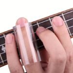 1 X Guitar Glass Or Stainless Steel Slide Stick, Guitar Finger Ring, Clear Finger Sleeve, Glass Material Bakelite Guitar Skateboard Finger Sleeve. - Image 5