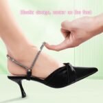 2Pcs Elegant Rhinestone No-Tie Shoelaces For High Heels - Multi-Color, Anti-Slip Elastic Straps - Image 8