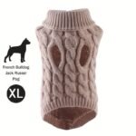 1Pc Cozy Knit Cat & Dog Sweater - Soft Acrylic Pullover For Small To Medium Pets, Winter & Fall Warmth, 7 Color Options, Machine Washable - Image 41