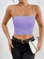 European And American Sexy Bustier Waist Tie Top - Image 6