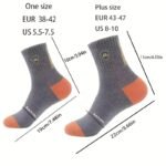 5 Pairs Apring And Fall Mens Sports Socks Summer Leisure Sweat Absorbent Comfortable Thin Breathable Basketball Meias Eu 38-43 - Image 4