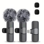 Suitable For Usb-C Smartphones, Wireless Lavalier Microphone For Audio Video Recording, Live Gaming, Interviews, And Vlogging, Audio Recording, Interview Microphone, Clipon Mic, Lightweight Mic, Stable Connection, Clear Audio, Usbc Microphone, Wireless Mic, Musicians, Podcasters - Image 5