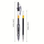 20Pcs Retractable Gel Pens, 0.5Mm Black Red Blue Neutral Gel Pens, Telescopic Gel Ink Ball Pens, 10 Gel Pen +10 Gel Pen Refills, Suitable For Diary, Office, School And Home Writing - Image 2