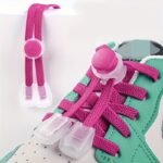 1 Pair Of Durable Polyester Elastic No-Tie Shoelaces With Secure Spring Buckles - Vibrant Colors, Stretchy & Non-Deformable For Sneakers And Casual Shoes, Casual Shoe Laces|Vibrant Shoelaces|Polyester Laces - Image 6