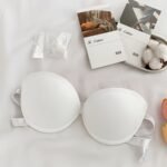 Chic Strapless Bandeau Bra For Women - Invisible, Non-Slip, Push-Up Support With Underwire - Perfect For Wedding Dresses & Formal Wear, Japanese Style, Lace, Backless