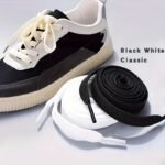 1 Pair Flat Shoelaces For Sneakers 2Colors Fabric Shoe Laces Shoelaces Classic Soft Shoestrings - Image 6