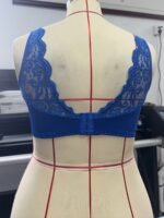 Plus Size Elegant Bra, Women'S Plus Contrast Floral Lace Scalloped Trim High Stretch Wide Strap Bralette - Image 9