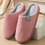Cozy Fleece-Lined Slippers For Men And Women - Soft, Warm, Non-Slip Rubber Sole, Machine Washable, Available In Multiple Colors - Image 3