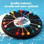 1 Set Logic Puzzle Game With Rope Challenge Puzzles - Brain Teaser Party Board Game For S &, Family Game Night, Party Games, Cognitive Training & Interactive Fun, Compact & Portable For Or On-The-Go Play - Image 8