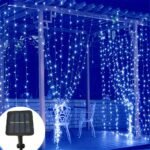 300/200 Led Solar Curtain Lights - 8 Lighting Modes, Fairy Tale Copper Wire Decor For Christmas, Weddings, Home & Garden, Outdoor 298.7Cm X 298.7Cm - Image 18