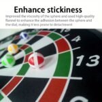 12 Sticky Balls/6 Sticky Balls, Dart Board Set Indoor Outdoor Toy Balance Training Parent-Child Interactive Birthday Party Game Supplies - Image 8