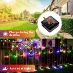 Outdoor Solar Fairy Lights With Smart Control, 8 Modes, Ipx6 Waterproof, 50/100/200 Led, Warm White & Multicolor Options (Purple, Red, White) - Solar-Powered Indoor/Outdoor, Christmas, Halloween, Garden, Patio, Tree, Party, Yard, Wedding, Birthday - Image 8
