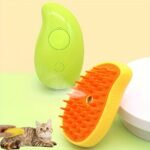 Lemon/Mango/Banana Styles, Multiple Options Available. Self-Cleaning Steam Cat Brush, One-Key Spray & Massage, Universal For Cats And Dogs. Standard Version (Fixed Head + 150Mah), Lemon Pro Version (2 Replaceable Heads + 400Mah Large Battery).