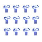 12Pcs Led Copper Wire Fairy String Lights - 2-Meter Long Battery-Powered Mini Firefly Lights With Warm Yellow Glow, Perfect For Bedroom, Home, Garden, Weddings, Christmas & Party Decor, Indoor/Outdoor Use, Fairy Lights For Bedroom, Festive Lighting, Rustic Charm Decor, Button Control Operation - Image 13