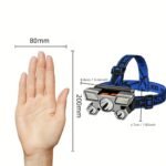 Powerful Rechargeable Headlamp With Super Bright Long-Range Outdoor Head-Mounted Miner'S Lamp For Outdoor Special Forces Lighting And Outdoor Exploration Lighting - Image 7
