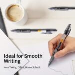 20Pcs Retractable Gel Pens, 0.5Mm Black Red Blue Neutral Gel Pens, Telescopic Gel Ink Ball Pens, 10 Gel Pen +10 Gel Pen Refills, Suitable For Diary, Office, School And Home Writing - Image 6