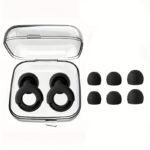 1 Pair Reusable Silicone Ear Plugs With Storage Case - Comfortable For Concerts, Sleep, Focus, And Travel - Image 3