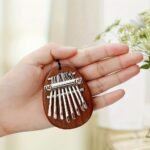 Mini Kalimba Thumb Piano 8-Key Wooden With Hanging Rope, Exquisite Finger Piano Instrument, Ideal Gift For Friends, Valentine'S Day, Adult Beginners - Image 8