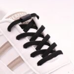 1 Pair Vibrant Elastic No-Tie Shoelaces For Sneakers - Quick & Easy Slip-On Design, Durable Acetate Fiber, Assorted Colors - Image 4