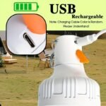 1Pc Portable Led Fishing Bulb,Searchlight With Hook For Travel Adventure,Climb Mountains,Usb Rechargeable Camping Tent Lantern,Handheld Emergency Floodlight Lamp For Outdoor Travel - Image 6