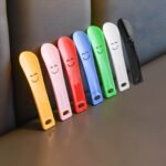 Joyful Face Portable Shoehorn - Durable Plastic, Easy-To-Use For Boots & Sneakers, Hand Washable