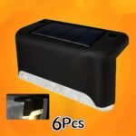 4/6/8-Pack Solar-Powered Led Step Lights Outdoor, Ip65, Auto On/Off Sensor, Solar Panel Charging, Warm White Led Bulbs, For Garden, Patio, Pathway, Wedding, Pathway Lighting - Energy-Efficient Landscape Lighting, Solar Powered Outdoor Lights, Garden Decor, Contemporary Design, Durable Construction, Sensoractivated Light, Event Planners - Image 11