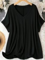 Plus Size, Plus Size Women'S Casual T-Shirt - Image 3