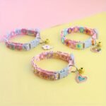 1Pc Lace Pet Collar, Adjustable Cat Collar With Pendant, Suitable For Small Cats And Dogs - Image 4