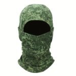 1Pc Unisex Camouflage Balaclava Hat - Full Face Mask & Neck Gaiter With Breathable Mesh-Like Texture, Multi-Color Camo Patterns (Green/Brown/Black) For Cycling, Skiing, Fishing, Motorcycling - Windproof & Sun Protection, Durable Textile Fabric, Versatile Outdoor Sports Mask & Headscarf - Image 36