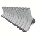 6 Pairs Of Sports Socks, Buffered Running Socks, Breathable Outdoor Sports Socks - Image 16