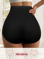 High-Waisted Shaping Women'S Underwear Made Of Breathable Mesh, Featuring Cross-Body Support, Seamless, Triangular Design For Body Sculpting And Lifting. - Image 10