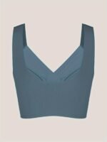1Pc Women'S Seamless Mesh Lace Bra - Elegant Contrast Lace Design, Wireless Push-Up Tube Top With Non-Removable Padded Cups, Smooth Soft Back For Yoga, Sleep & Casual Wear, Supportive Undergarment | Seamless Design | Mesh Lace Detailing - Image 10