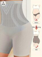 Miotan High-Waist Tummy Control Shapewear Panties For Women - Seamless, Butt Lifting, Nylon Blend, Hand Washable - Image 6