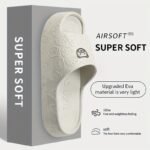 Cute Cartoon Bear Pattern Slides, Casual Soft Sole Pillow Slides, Comfortable Indoor Home Slides - Image 5