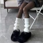 1 Pair/3 Pair Women'S High-Knee Socks - Solid Color With Side Stripes, Ribbed Texture & Elastic Cuffs, Comfortable Stretchy Stackable Socks For Fall Winter, Versatile For Casual & Formal Outfits, Layering Socks, Fashionable Socks, Durable Knitwear - Image 3