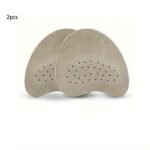 2Pcs Soft Pu Anti-Slip Forefoot Pads For Women'S High Heels - Breathable & Sweat-Absorbent, Shock-Absorbing Foot Care Insoles With Grip Pattern, Ideal For Summer Sandals - Image 3