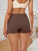 1Pc Solid Seamless Scallop Trim Skirt, Sporty Comfy Breathable Petticoat, Women'S Underwear & Shapewear - Image 6