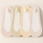 4/5/9/10 Pairs Women'S No-Show Toe Socks - Breathable Mesh, Non-Slip Sole, Lightweight Summer Socks With Heel Catch For High Heels, White & Black, Machine Washable, High Heel Socks, Comfortable Footwear, Minimalist Design, Durable Fabric - Image 7