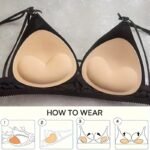 2Pcs Reusable Soft Sponge Bra Insert Pads - Invisible Anti-Convex Chest Enhancer Pads With Lift Cup Design, Nipple Covers For Bikini & Summer Beach Wear, Women'S Lingerie & Underwear, Strapless Push Up Bra, Seamless Undergarments, Discreet Undergarments, Lightweight Inserts, Lift Enhancers, Casual Attire - Image 7