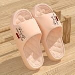 Women'S Lightweight Slip-On Eva Slippers - Non-Slip Indoor House Shoes With Cushioned Comfort, Soft Beige Casual Design For All-Season Home Use, Cute Slippers, Durable Slipresistant Sole - Image 2