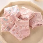 5 Pairs Women'S Floral Print Ankle Socks - Pink Low-Cut No-Show Spring/Autumn Socks With Delicate Flower Patterns, Breathable & Durable For Casual & Formal Wear, Seasonal Wear Socks, Durable Socks - Image 6