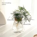 1Pc, Glass Planter Propagation Station Vase Rack Tabletop Hydroponic Plants Cuttings Office Home Decoration - Image 5
