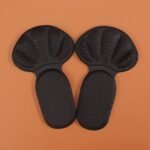Soft Tpe Heel Cushion Pads 1 Pair - Anti-Slip Heel Grips For Shoe Sizing Adjustment, Breathable Damping Heel Inserts With Increase Height Feature, Comfortable Letter Detail Cuttable Insoles - Image 5