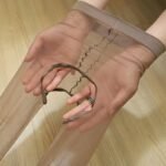 A Pair Of Ultra-Thin Sheer Crotchless 0D Women'S Leggings, Invisible Lightweight Seamless Tights. - Image 8