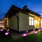 Lchpmy 1Pc/2Pcs/4Pcs/3Pcs/2Set Solar Flamingo Led Stake Lights,, Touch Control, Rechargeable Nickel Battery, Plastic Animal Theme Outdoor Decor For Garden, Lawn, Patio, Pond, Backyard, Halloween - Image 7