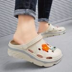 Women'S Lightweight Pink With Floral & Bow Charms - Sweet Style, Breathable Eva Material, Comfortable All-Season Footwear - Image 8