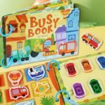 Interactive Busy Book For Youngsters 3+ | Colorful Educational Paperback With "Gel Vehicle" Theme | Enhances Cognitive & Logical Skills | Features Vibrant Illustrations & Engaging Activities, Educational Toys For Winter
